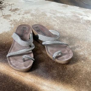 Mephisto Rhinestone Sandal size 9